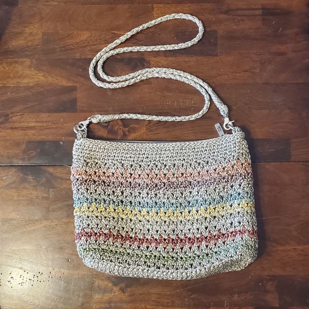 The Sak Vegan Hand-Crocheted Multi-Color Handbag
